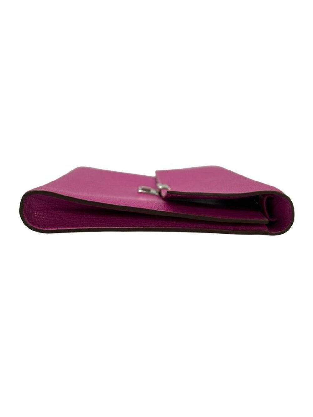Hermes Wallet Click 16 Rose Purple Shoulder Silver - Picture 8 of 12